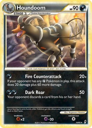 Houndoom (10/95) [HeartGold & SoulSilver: Call of Legends] Reverse Holofoil