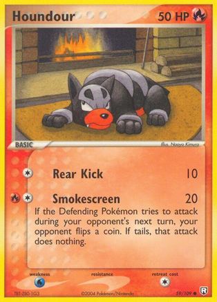 Houndour - 059/109 (59) Reverse Holofoil - Team Rocket Returns