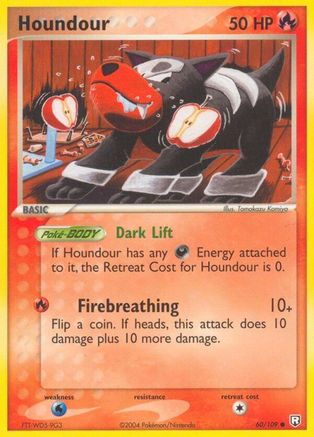 Houndour - 060/109 (60) Reverse Holofoil - Team Rocket Returns