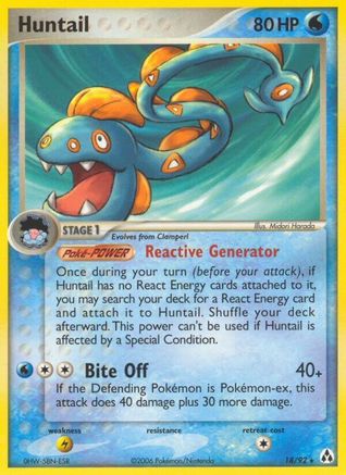 Huntail (18) Reverse Holofoil - Legend Maker