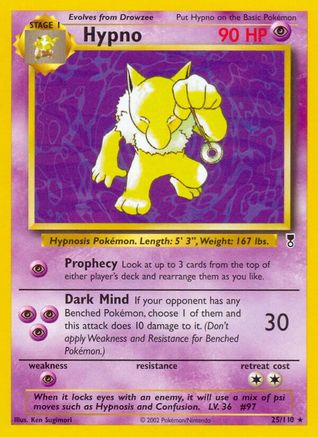 Hypno (25) Reverse Holofoil - Legendary Collection