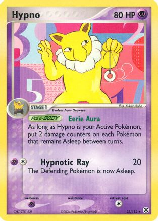 Hypno (25) Reverse Holofoil - FireRed & LeafGreen