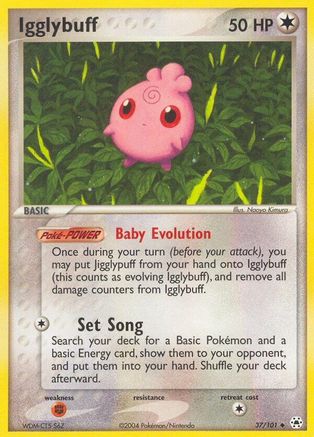 Igglybuff (37/101) [EX: Hidden Legends] Reverse Holofoil