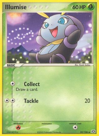 Illumise (32) Reverse Holofoil - Emerald