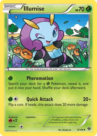 Illumise (9) Reverse Holofoil - XY Base Set