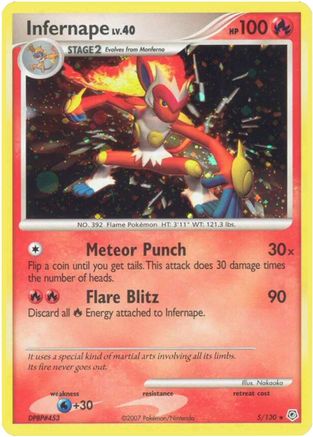 Infernape (5) Holofoil - Diamond and Pearl