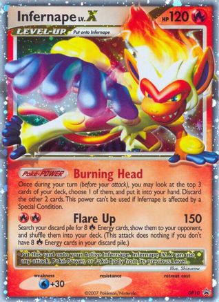 Infernape LV.X - DP10 (DP10) Holofoil - Diamond and Pearl Promos