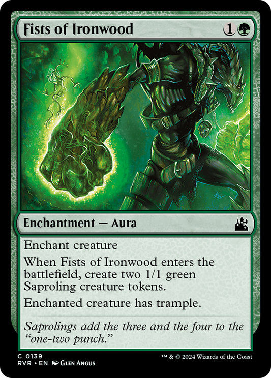 Fists of Ironwood [Ravnica Remastered] Foil