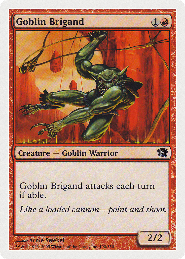 Goblin Brigand (190) Foil - Ninth Edition