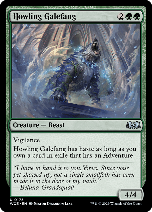 Howling Galefang [Wilds of Eldraine] Foil