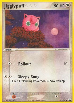 Jigglypuff (63/101) [EX: Hidden Legends] Reverse Holofoil