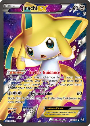Jirachi EX (Full Art) (98) Holofoil - Plasma Blast