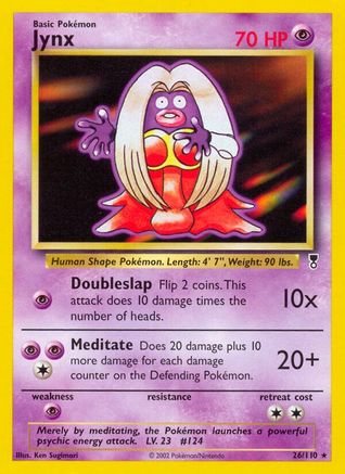 Jynx (26) Reverse Holofoil - Legendary Collection