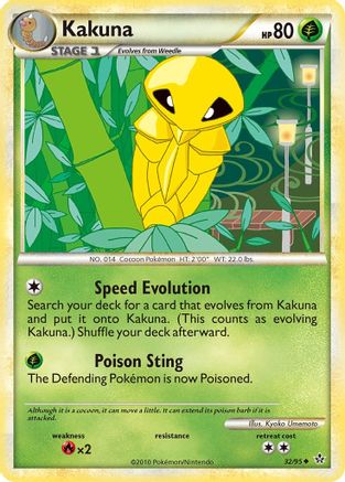 Kakuna (32) Reverse Holofoil - Unleashed