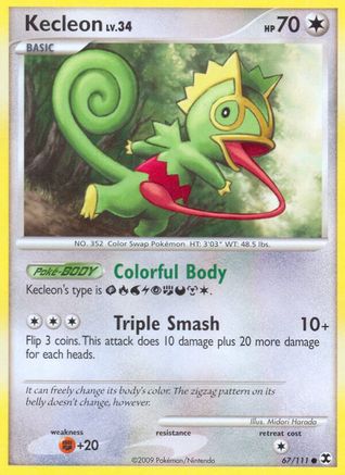 Kecleon (67) Reverse Holofoil - Rising Rivals