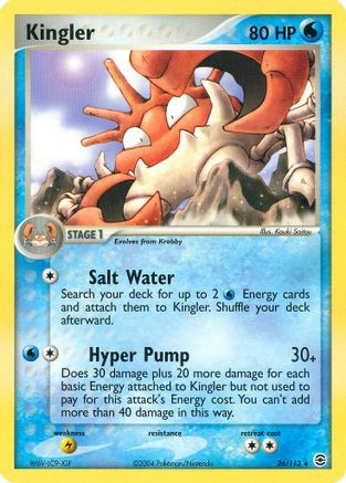 Kingler (26) Reverse Holofoil - FireRed & LeafGreen