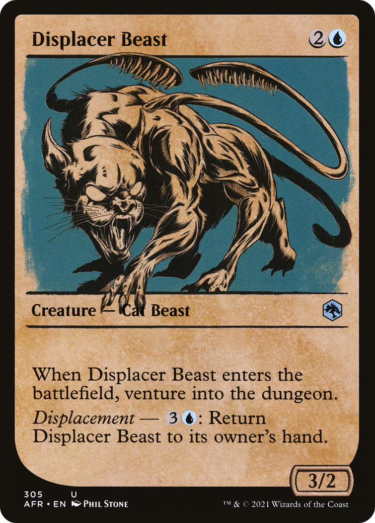 Displacer Beast (Showcase) [Dungeons & Dragons: Adventures in the Forgotten Realms] | Silver Goblin