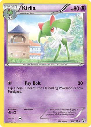 Kirlia (60) Reverse Holofoil - Plasma Storm