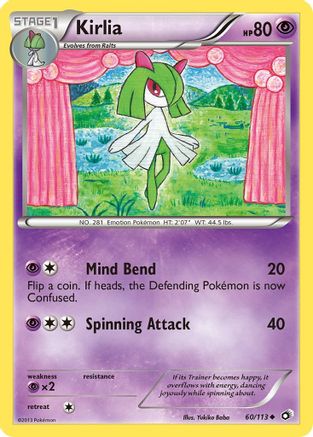 Kirlia (60) Reverse Holofoil - Legendary Treasures