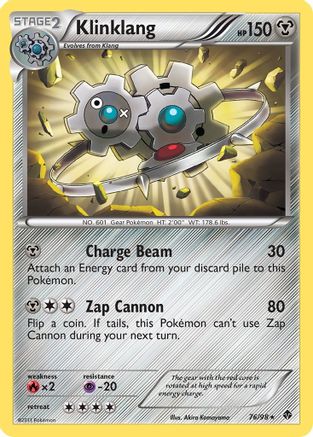 Klinklang (76) Reverse Holofoil - Emerging Powers