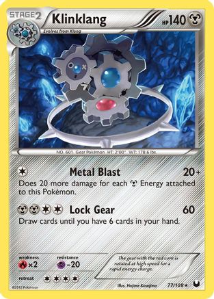 Klinklang (77) Reverse Holofoil - Dark Explorers