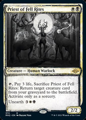 Priest of Fell Rites (Sketch) [Modern Horizons 2] | Silver Goblin