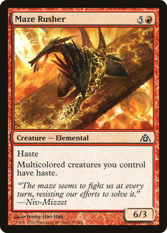 Maze Rusher [Dragon's Maze] Foil