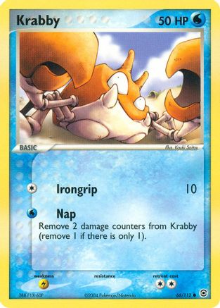 Krabby (66) Reverse Holofoil - FireRed & LeafGreen