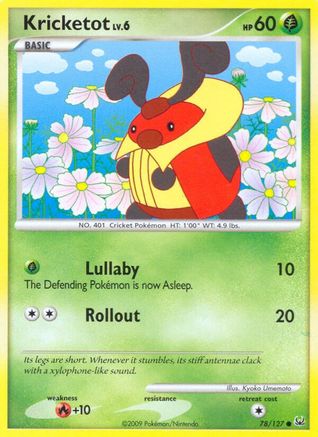 Kricketot (78) Reverse Holofoil - Platinum