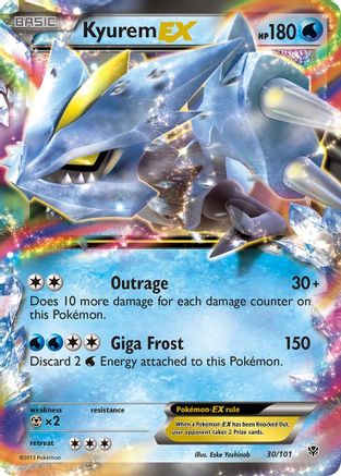 Kyurem EX (30) Holofoil - Plasma Blast