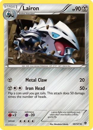 Lairon (58/101) [Black & White: Plasma Blast] | Silver Goblin