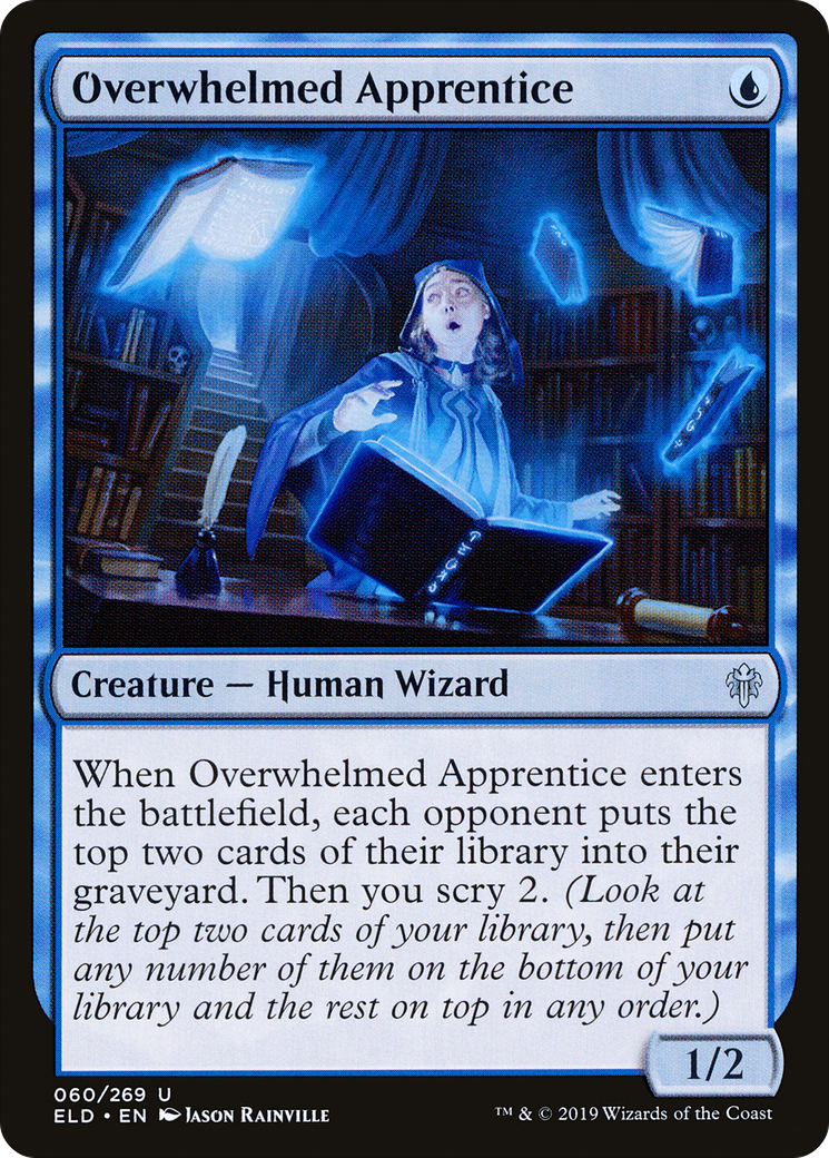 Overwhelmed Apprentice [Throne of Eldraine] Foil