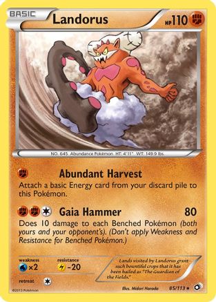 Landorus (85) Reverse Holofoil - Legendary Treasures