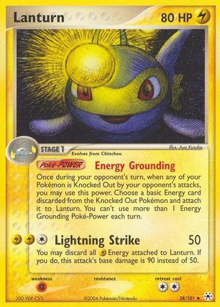 Lanturn (38/101) [EX: Hidden Legends] Reverse Holofoil