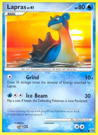 Lapras (79) Reverse Holofoil - Platinum