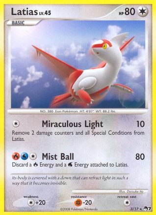 Latias (3) Holofoil - POP Series 7