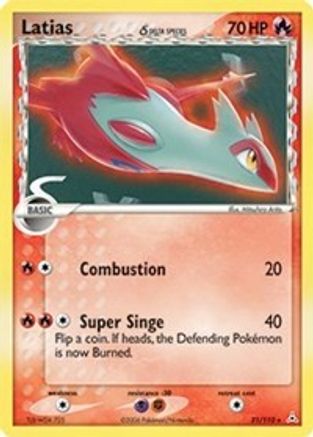 Latias (21/110) (Delta Species) (Stamped) [EX: Holon Phantoms] | Silver Goblin