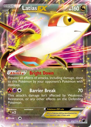Latias EX (85) Holofoil - Plasma Freeze