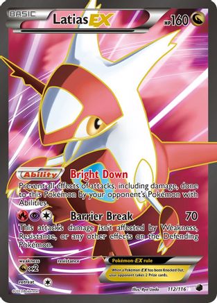 Latias EX (Full Art) (112) Holofoil - Plasma Freeze