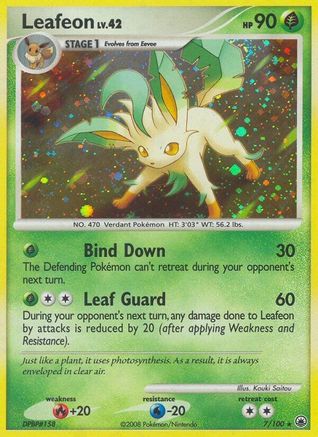 Leafeon (7) (7) Reverse Holofoil - Majestic Dawn