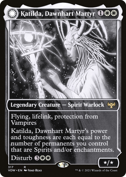 Katilda, Dawnhart Martyr (Showcase) (317) Foil - Innistrad: Crimson Vow