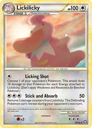 Lickilicky (38/102) [HeartGold & SoulSilver: Triumphant] Reverse Holofoil