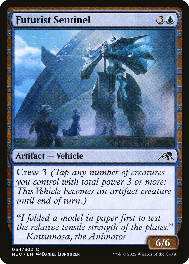 Futurist Sentinel [Kamigawa: Neon Dynasty] Foil