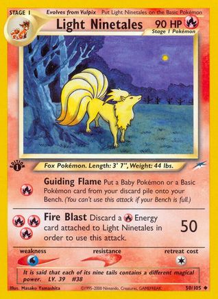 Light Ninetales (50) 1st Edition - Neo Destiny