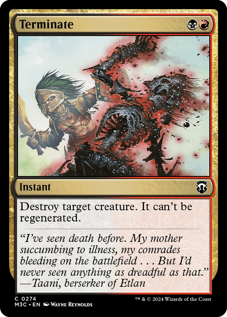 Terminate [Modern Horizons 3 Commander] | Silver Goblin