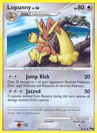 Lopunny (9) Holofoil - POP Series 9