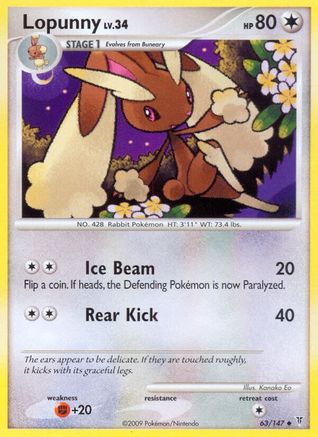 Lopunny (63) Reverse Holofoil - Supreme Victors
