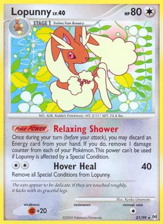 Lopunny (21) Reverse Holofoil - Arceus