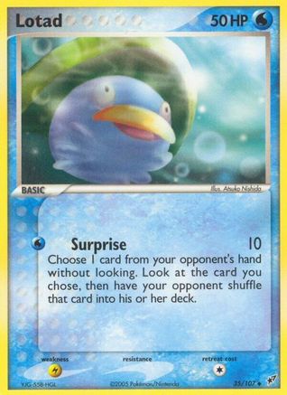 Lotad - 035/107 (35) Reverse Holofoil - Deoxys