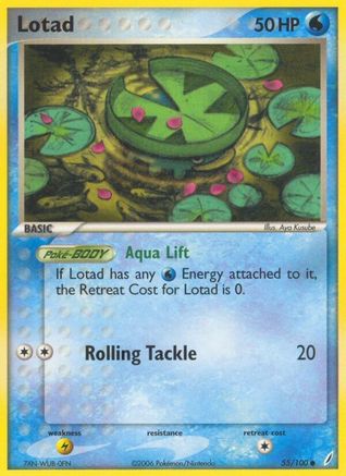 Lotad (55) Reverse Holofoil - Crystal Guardians